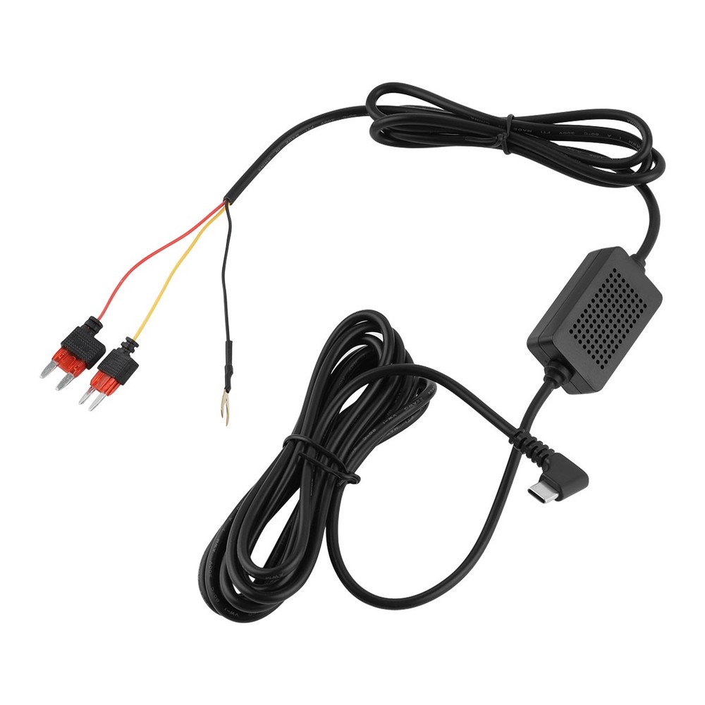 12-24V to 5V 3A Type-C Step-down Cable Suitable Fits Type-c Interface Recorders.