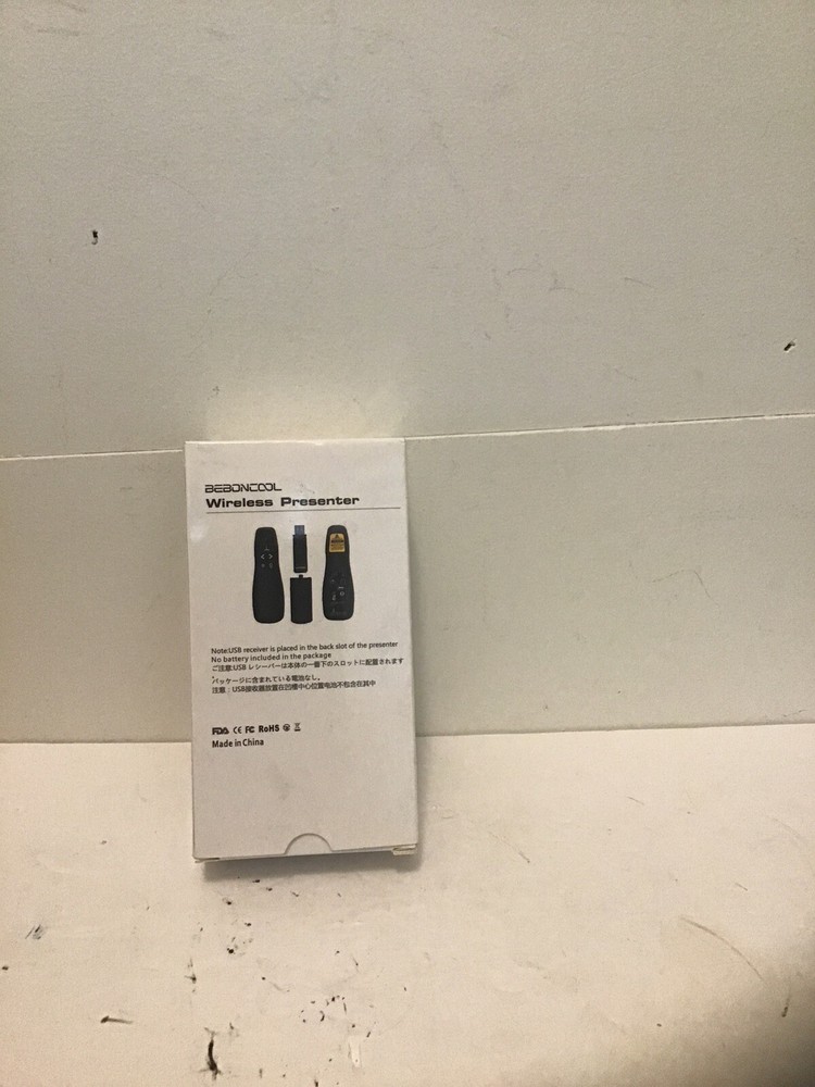 BEBONCOOL RF 2.4GHz Wireless Presenter Remote Presentation USB Control #E3B