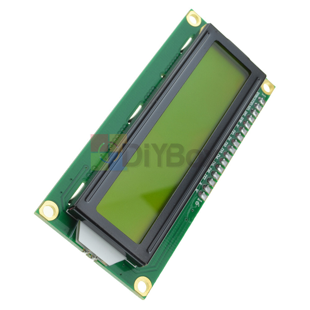 162 1602 LCD HD44780 Controller 16x2 Characters Display Module Yellow Backlight