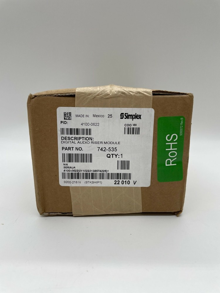 Simplex 4100-0622 - Same Day Shipping (SEALED)