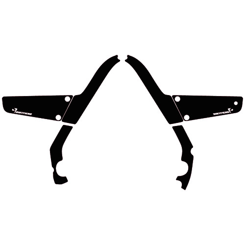 DFR GRIP IT KIT BLACK FRAME RAPTOR700  RAPTOR 700 YAMAHA GRAPHICS DECAL GUARDS