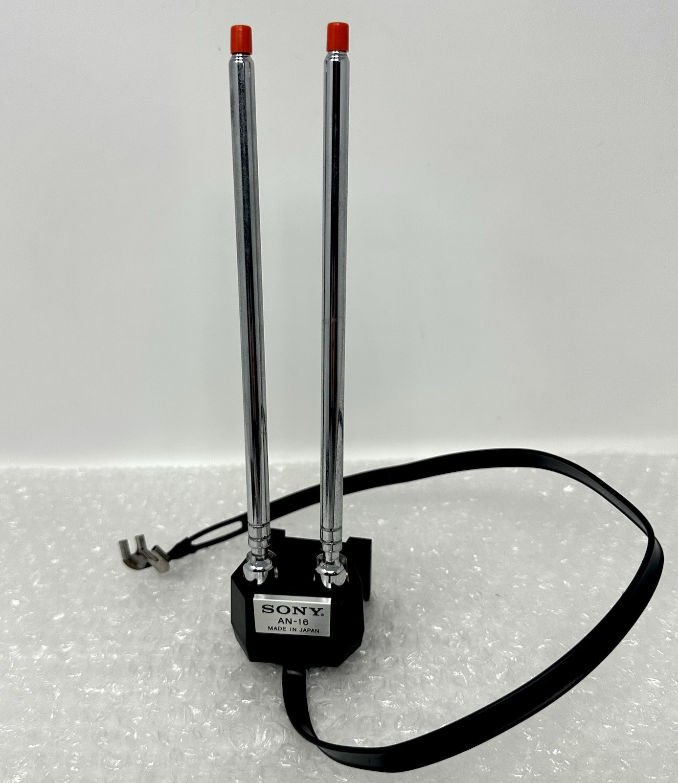 Vintage SONY ANTENNA AN-16 Rabbit Ears TV Dipole VHF Analog Television JAPAN