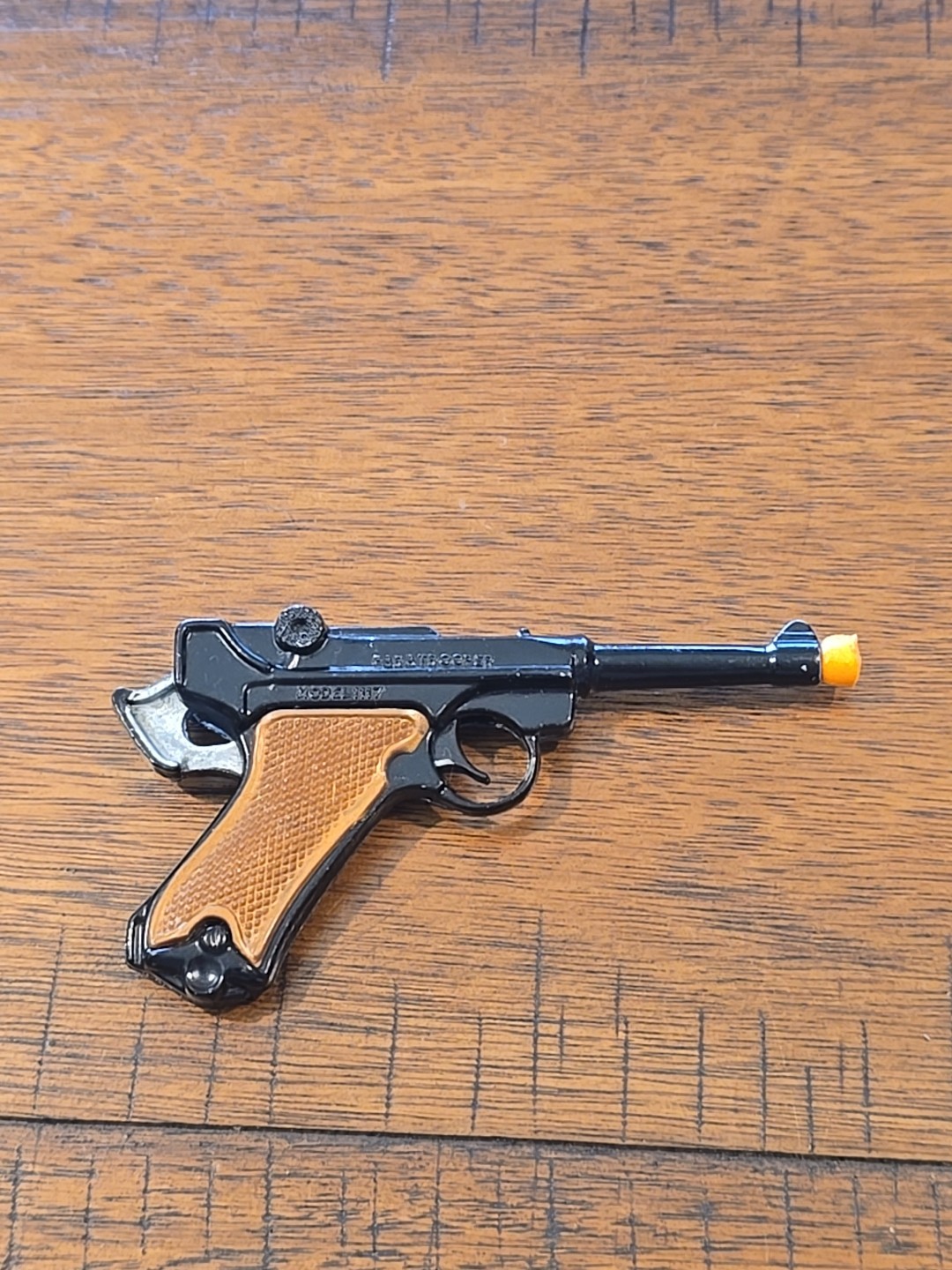 Paratrooper Model 1117 Miniature German Luger Toy Cap Pistol Made in Hong Kong