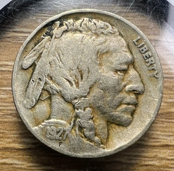 1927-P Buffalo Nickel - Actual Coin Shown - Free Shipping & Tracking INV#140