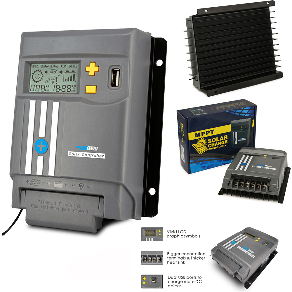 30A 40A 12V 24V Solar MPPT Charge Controller Regulator Built-In Bluetooth Wifi