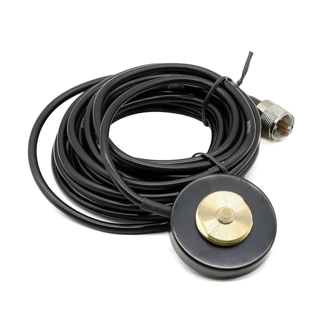 NMO Magnet Antenna Mount Base for Mobile Radios 5M Cable Reliable Performance