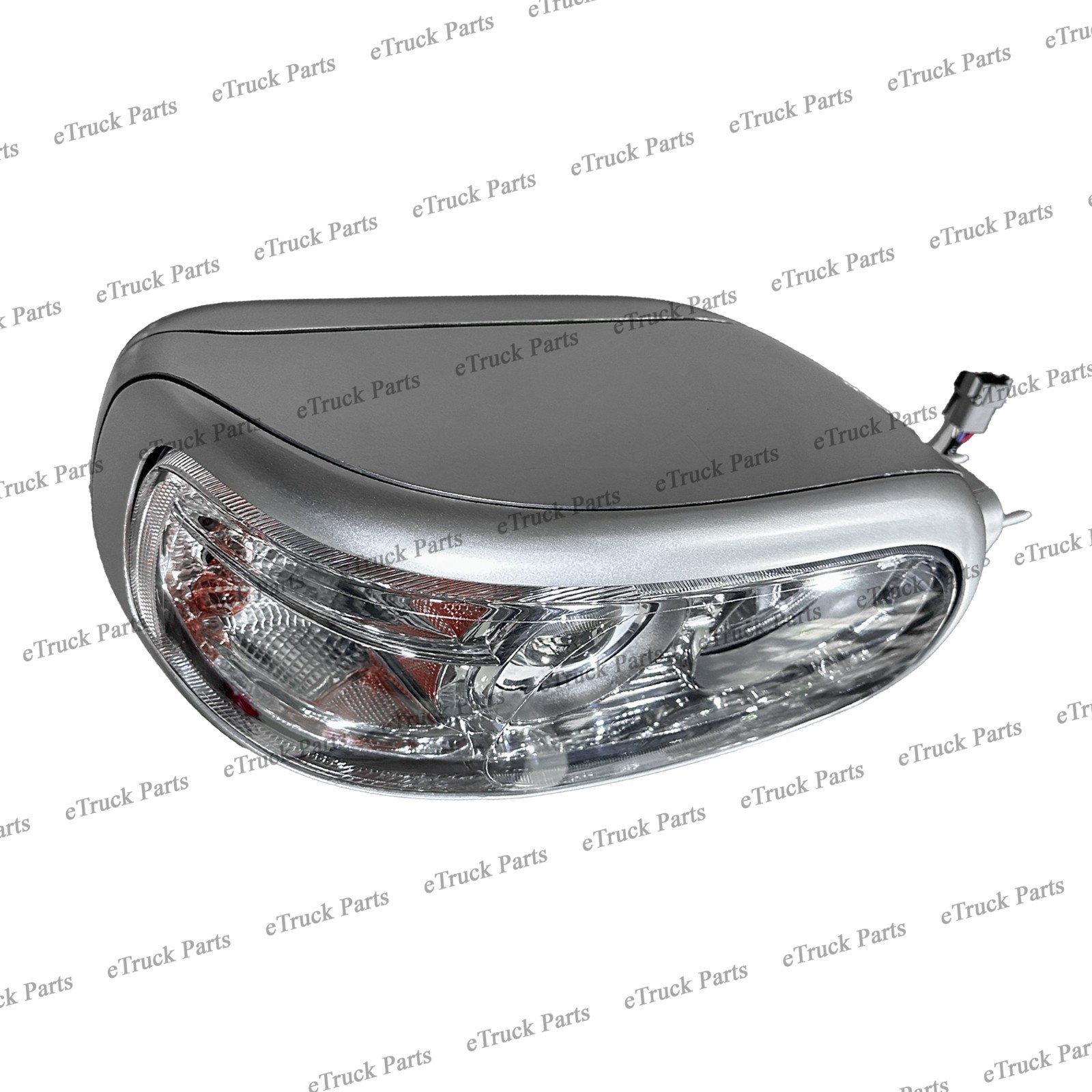 2008 - Peterbilt 388 389 567 589 RH Headlight Assembly w/ Matte Chrome Housing