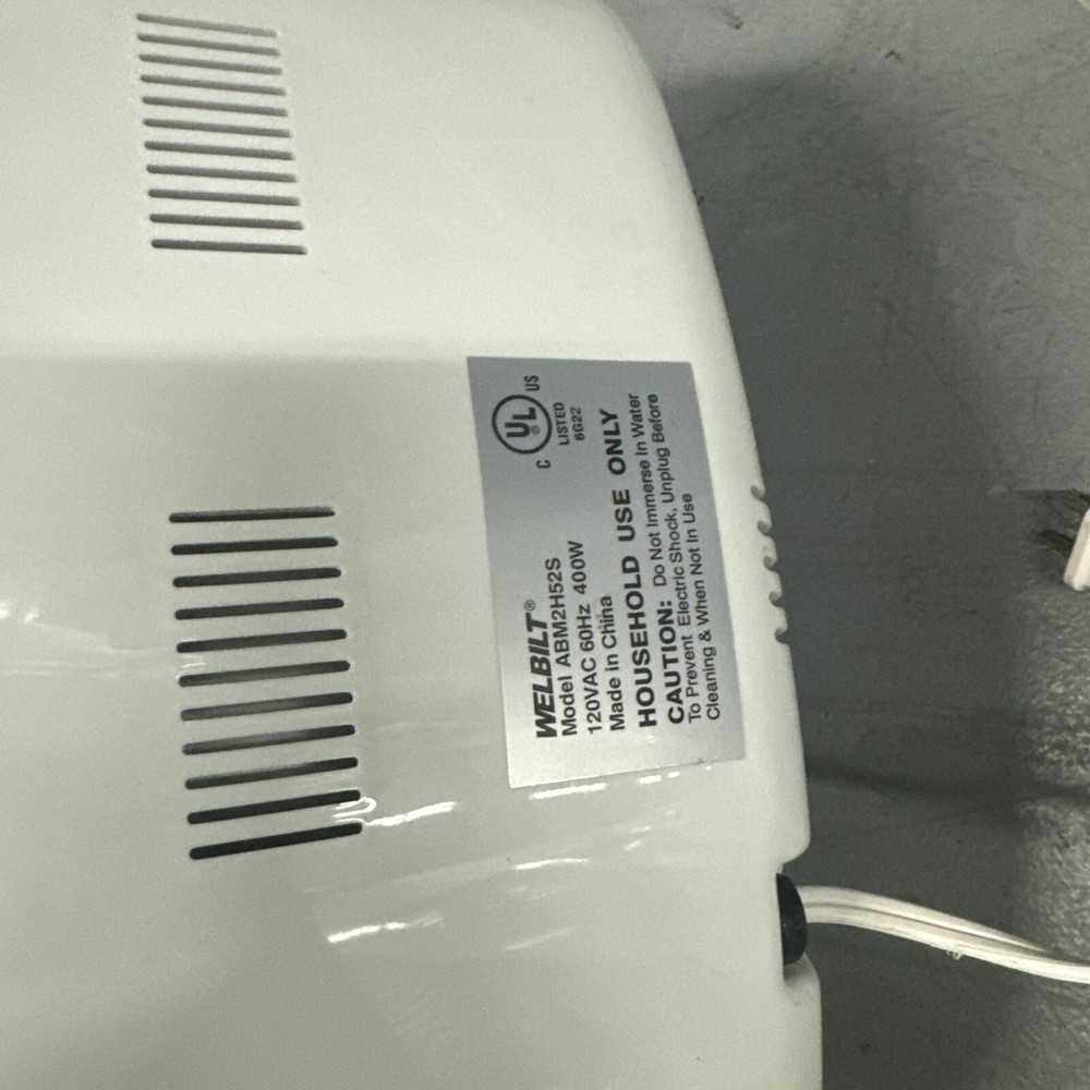 Welbilt Bread Maker Model ABM2H52S