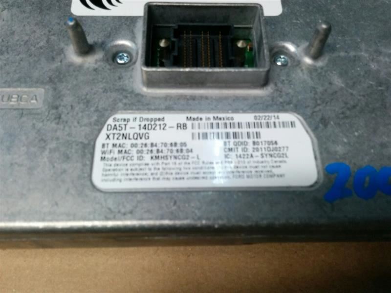 Used Telematics Interface Module fits: 2014 Ford C-max Communication Sync module