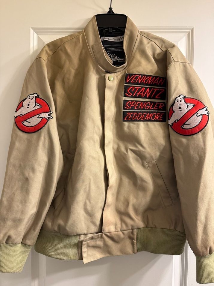 Headgear Classics Nostalgia 80's Ghostbusters Uniform Work Jacket Size Medium