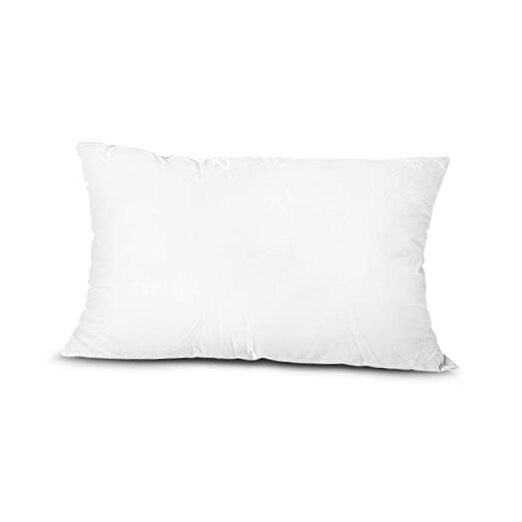 Throw Pillow Insert, Lightweight Soft Polyester Down Alternative White