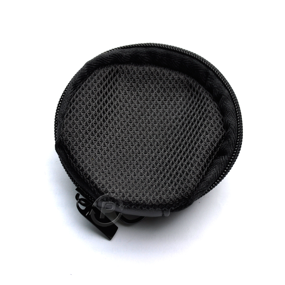 Skull Carrying Case Protective Storage Zip Bag For Skullcandy In-Ear Headphones