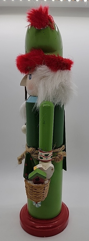 Santa Nut Cracker Green
