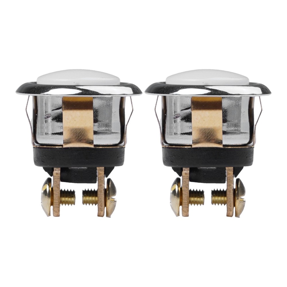 Light Up Wired Doorbell Button Replacement 2 Pack Designed for User Convenience