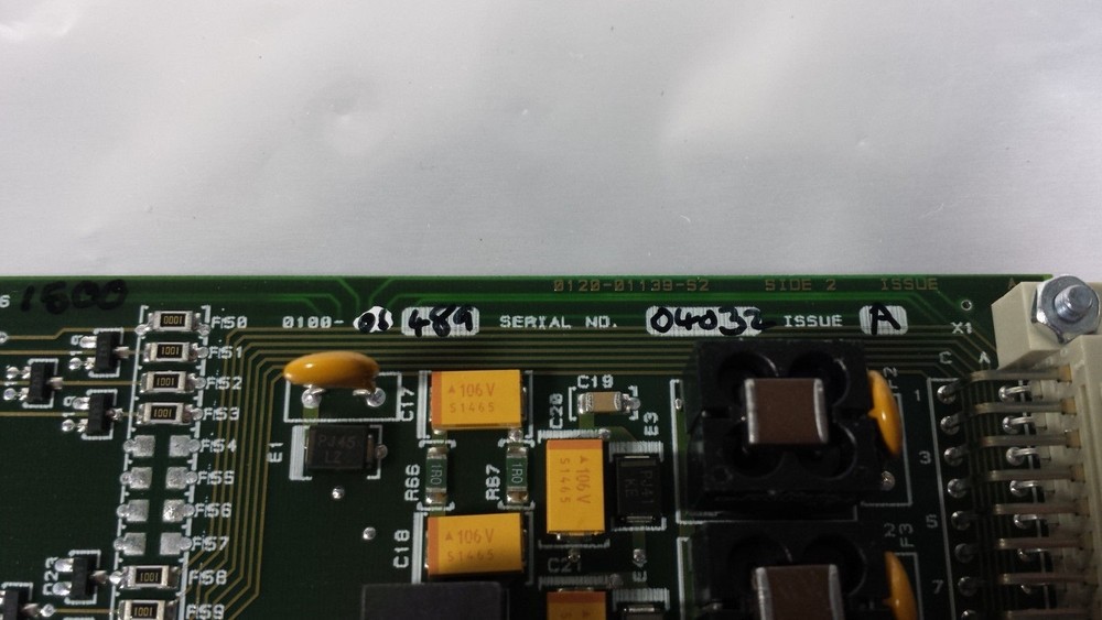 AMAT Applied Materials 0100-01489 E-Chuck PCB Card Quantum X Working Surplus