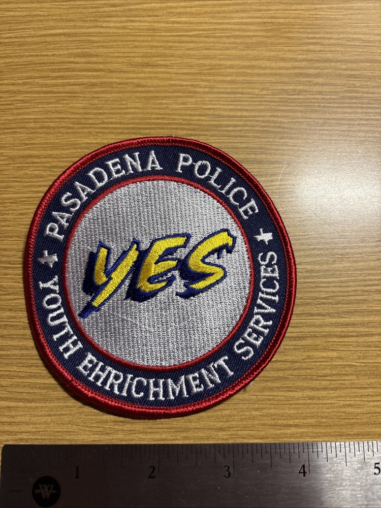 Pasadena Police Yes Patch