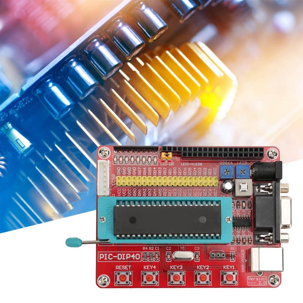 PIC16F877A Microcontroller Learning Development Board RS232 Interface Module