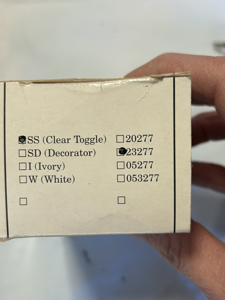 Sentry LLC Sentry Switch SS Clear Toggle #23277