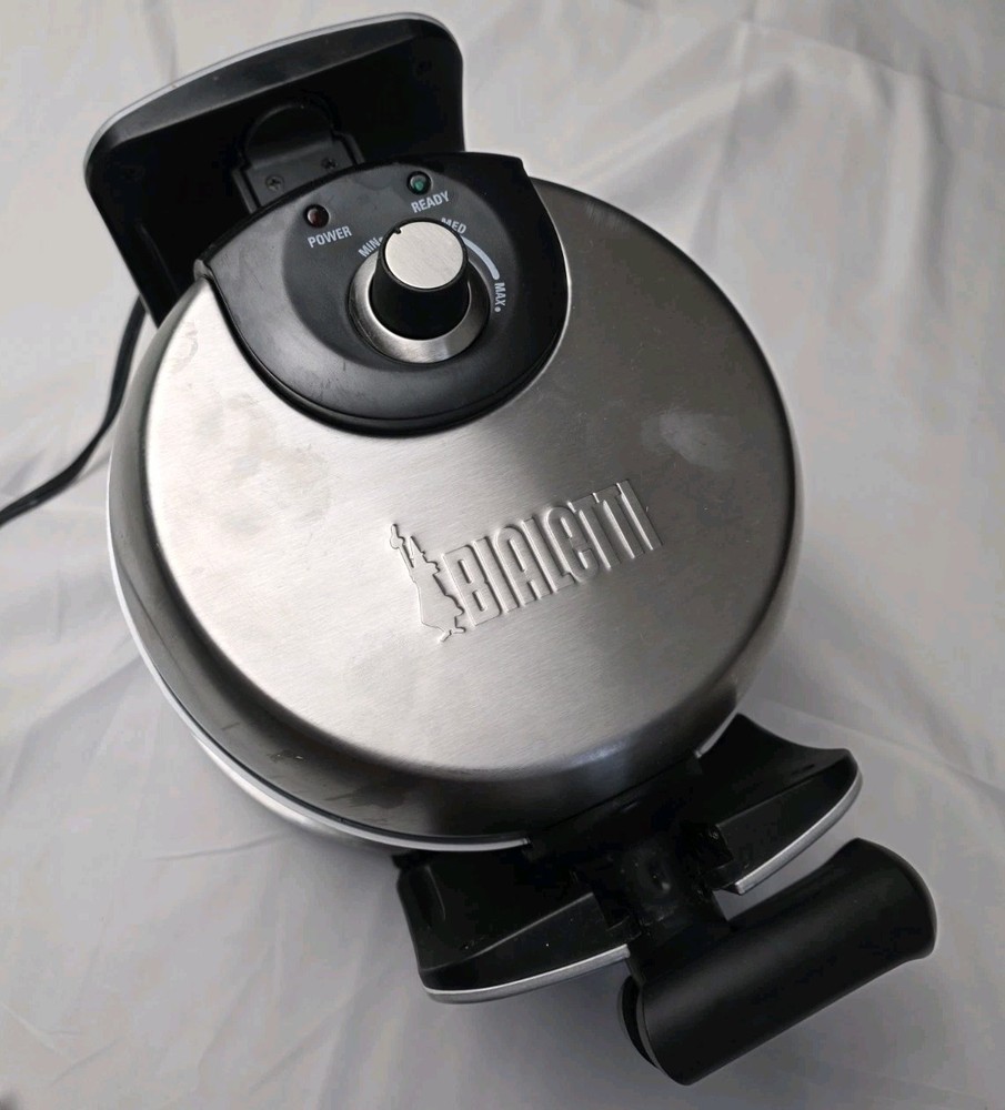 Bialetti Ceramic Coated Rotating Belgian Waffle Maker WORKS - Model TSK-2901BW