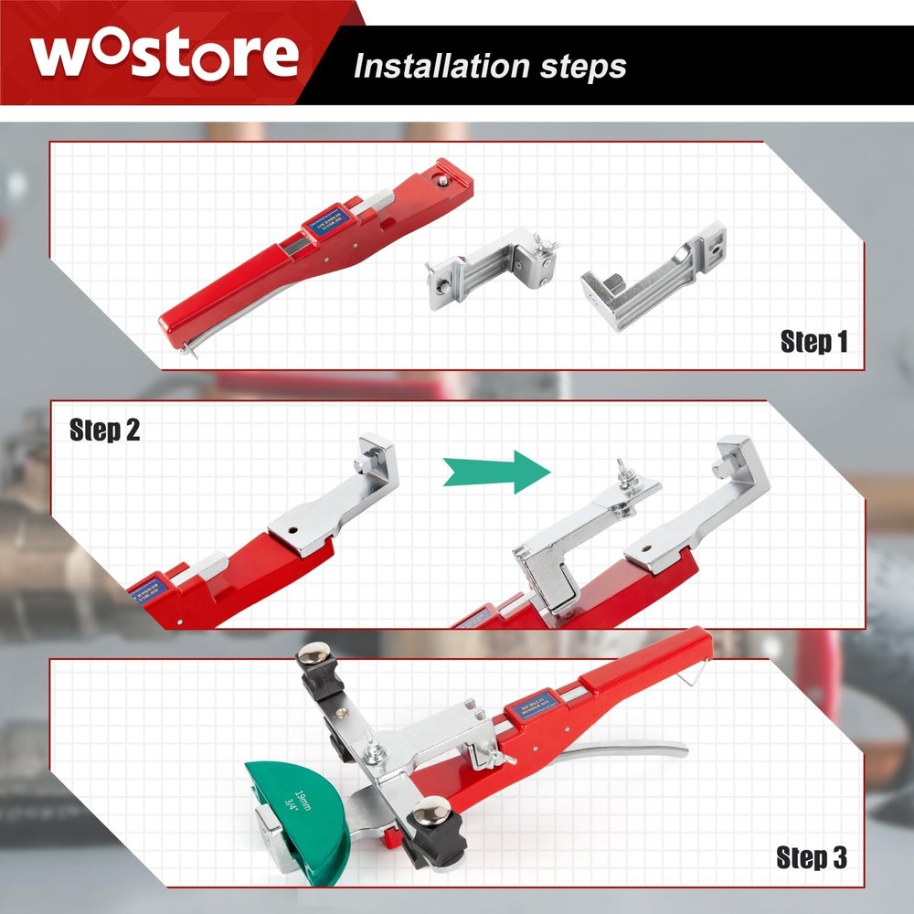 Reverse Bend Tool Reverse Bending Attachment Hand Tool for Pipe Bender Kit