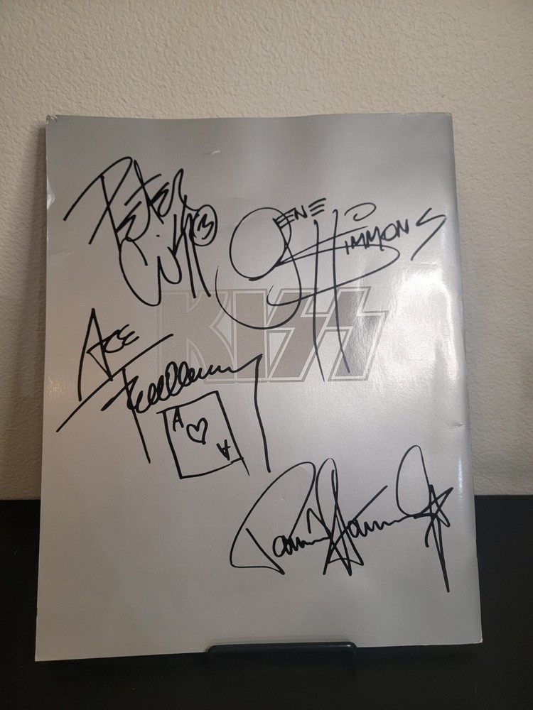 KISS Worldwide Tourbook - 1997 Tour Book WITH Poster