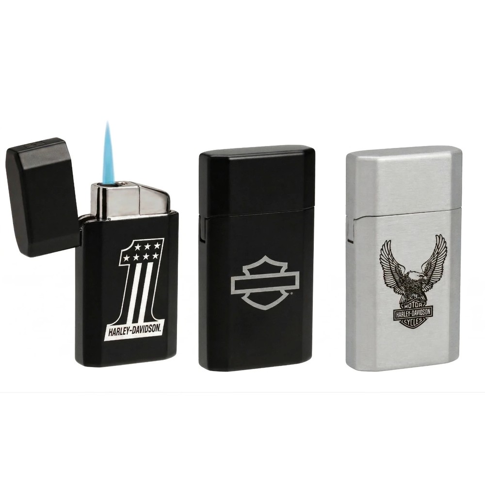 Ronson Jetlite Harley-Davidson Eagle Design Torch Lighter - RONSON HARLEY EAGLE