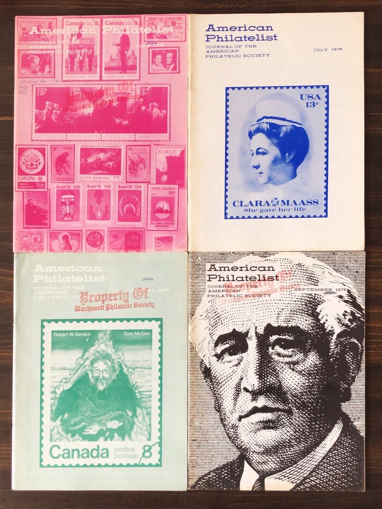 American Philatelist Magazine - 1976, Lot of 6
