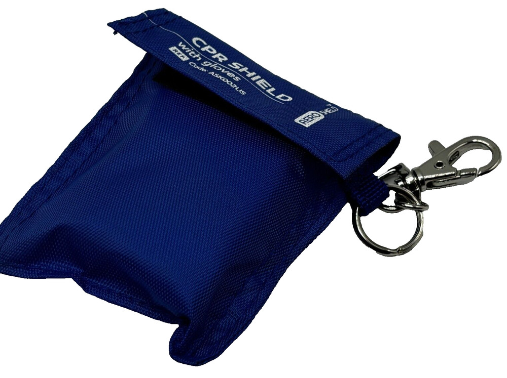 CPR SHIELD WITH/GLOVES KEY RING 81119, AERO SHIELD ⭐