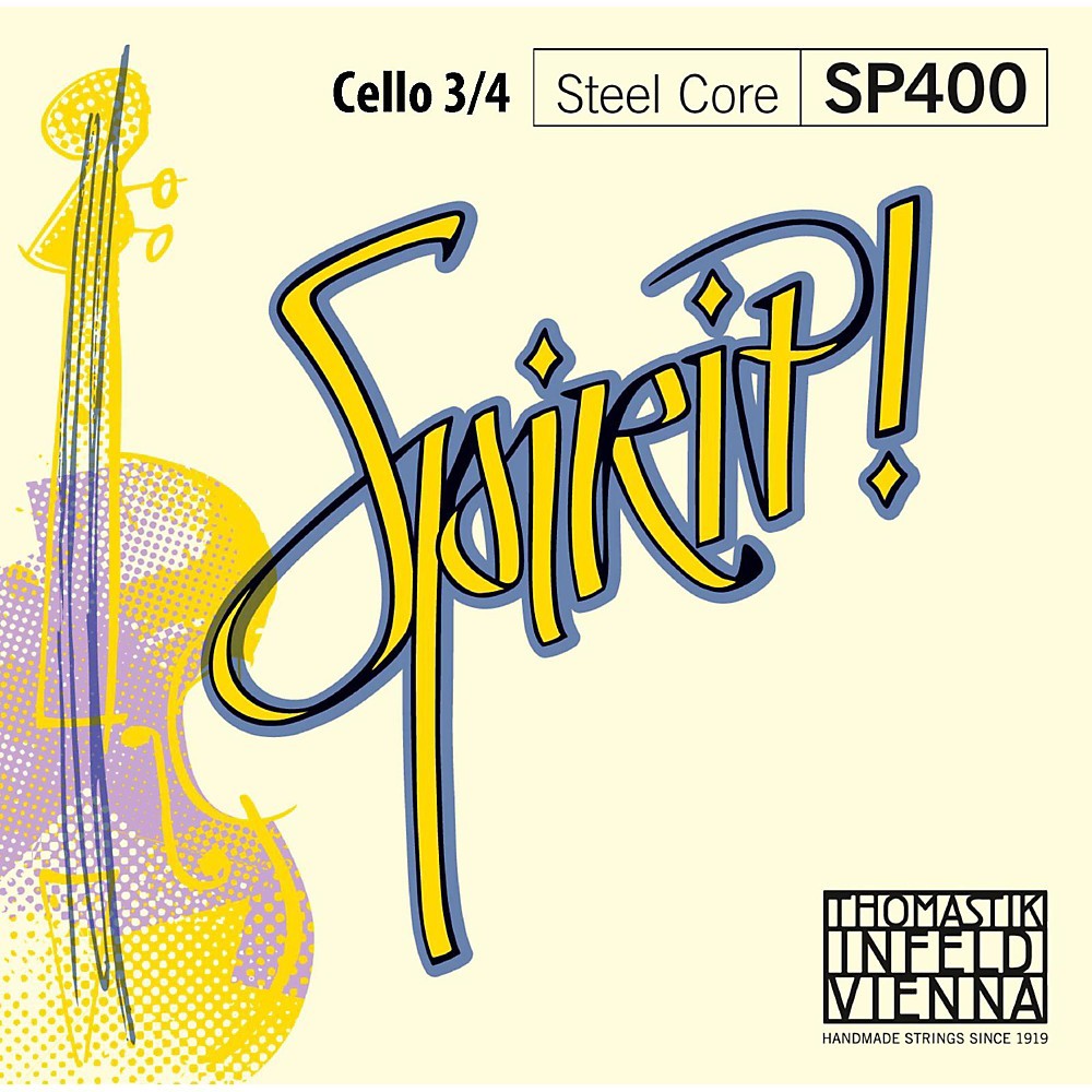 Thomastik Spirit! Cello String Set 3/4 Size