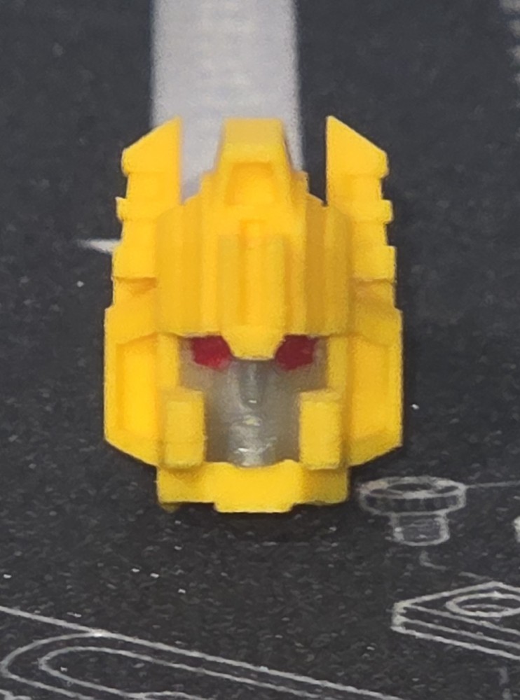 3D Printed Replacement Head For Transformers G1 Monstructor With Red Eyes