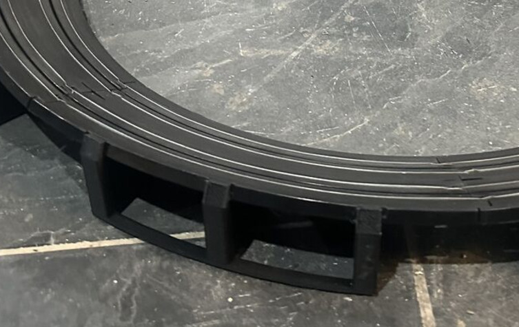 AFX 2Ln Banked Track Support Giant Raceway Custom 3/pk 12"R