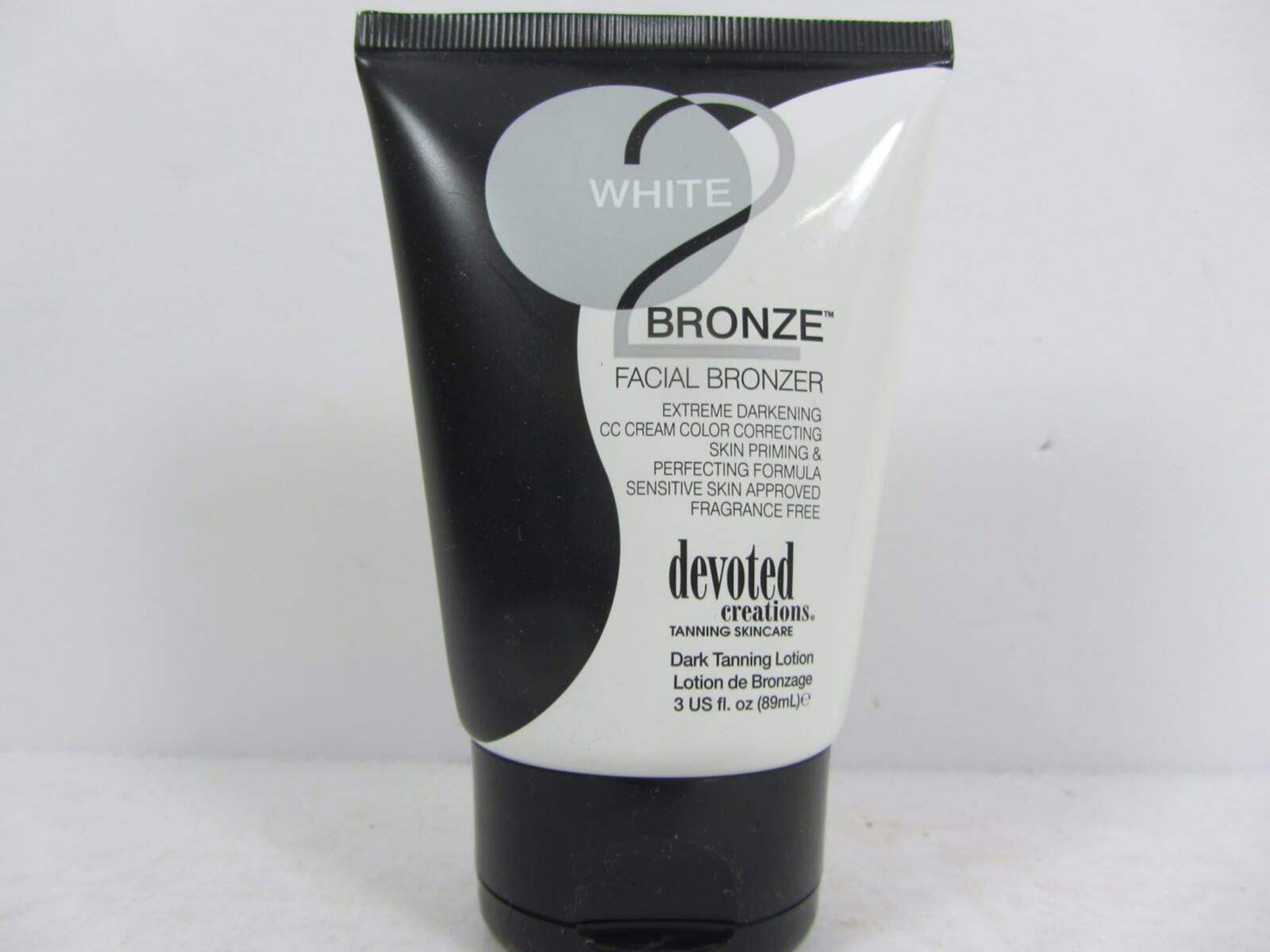 DEVOTED CREATIONS WHITE 2 BRONZE FACIAL BRONZER TANNING LOTION