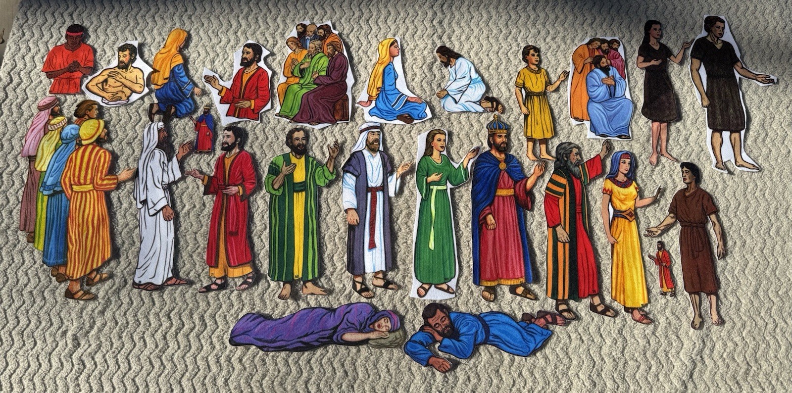 Betty Lukens Through the Bible in Felt 650+ Pieces Jesus Animals VTG