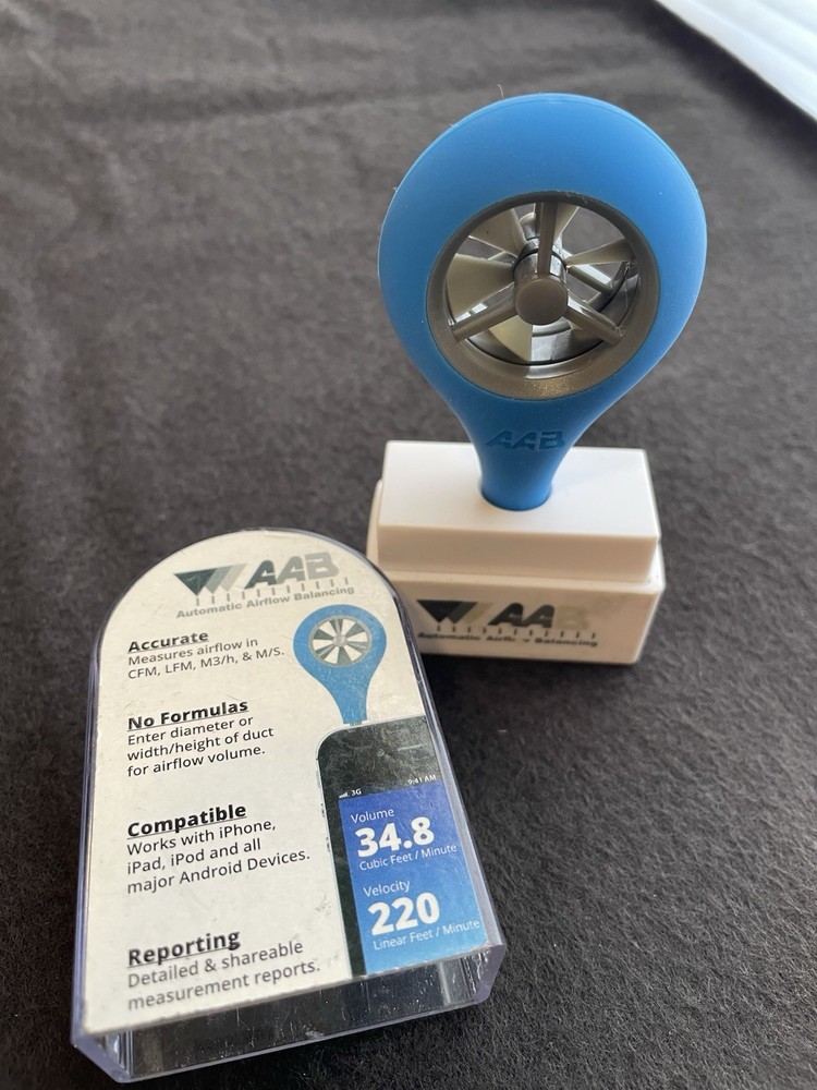 ABM-100 Airflow Meter – Smartphone Anemometer – iOS & Android Compatible