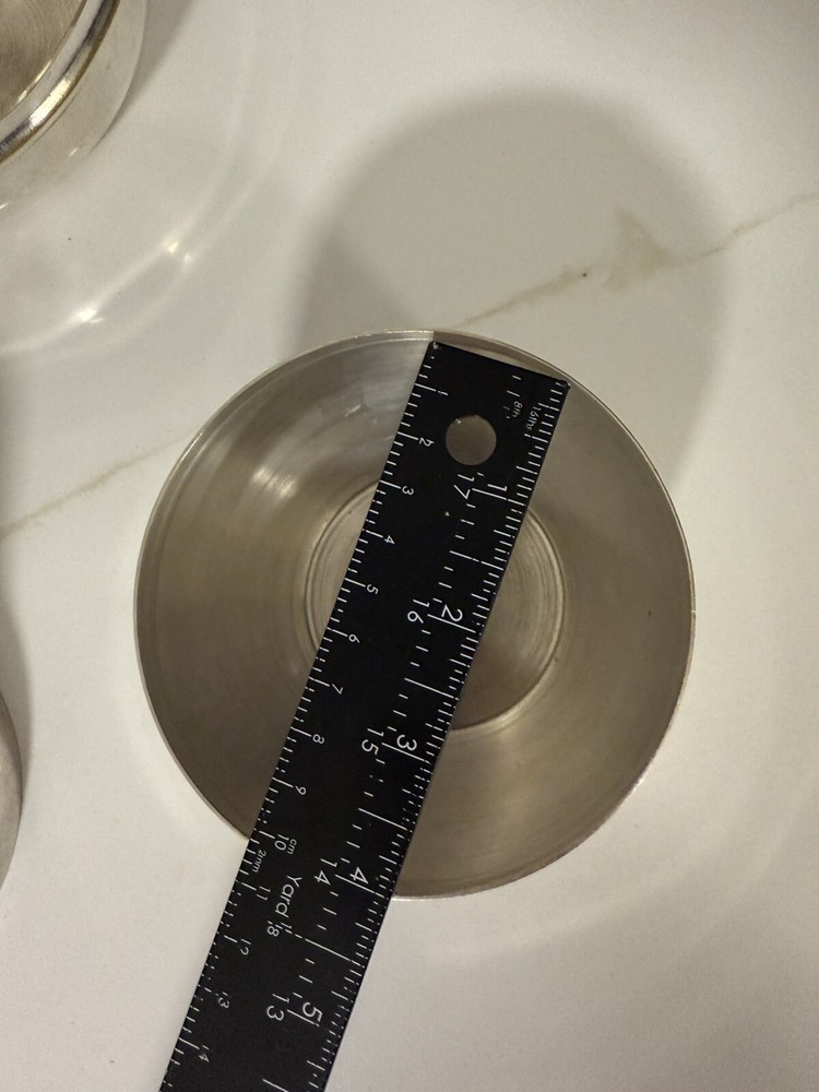 Vintage Apple Pear Fruit Trinket Nesting Box Containers Silver plated MCM Decor