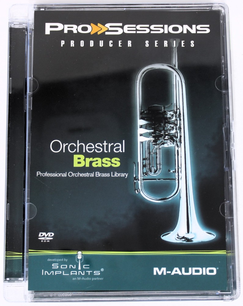 M-Audio Sonic Implants Pro Sessions Orchestral Brass Loops Library/Sampling CD