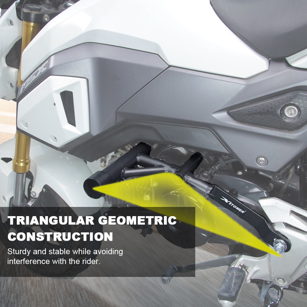 Sub Cage With Stunt Pegs And Scrape Bar Set Fit For Honda Grom 125 2016-2020