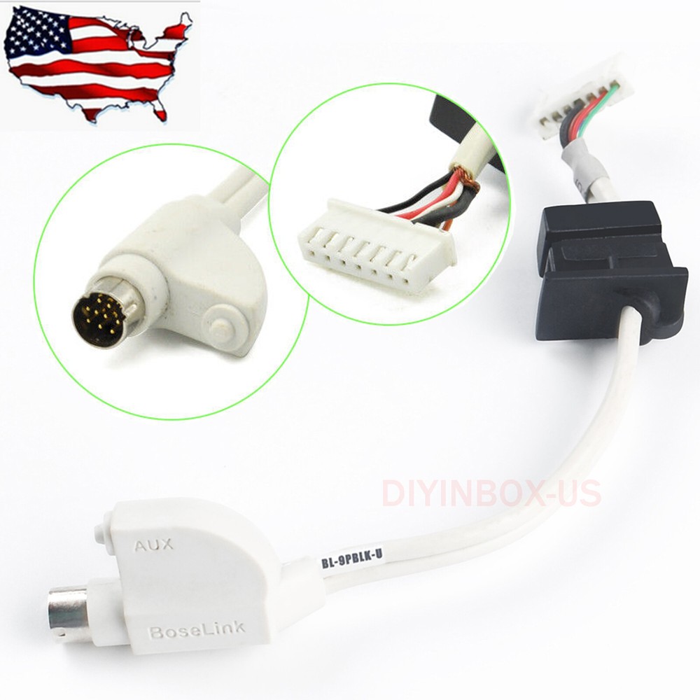 Bose-Wave Music System Multi-CD3 CD Changer Accessory BoseLink 9 Pin Cable White