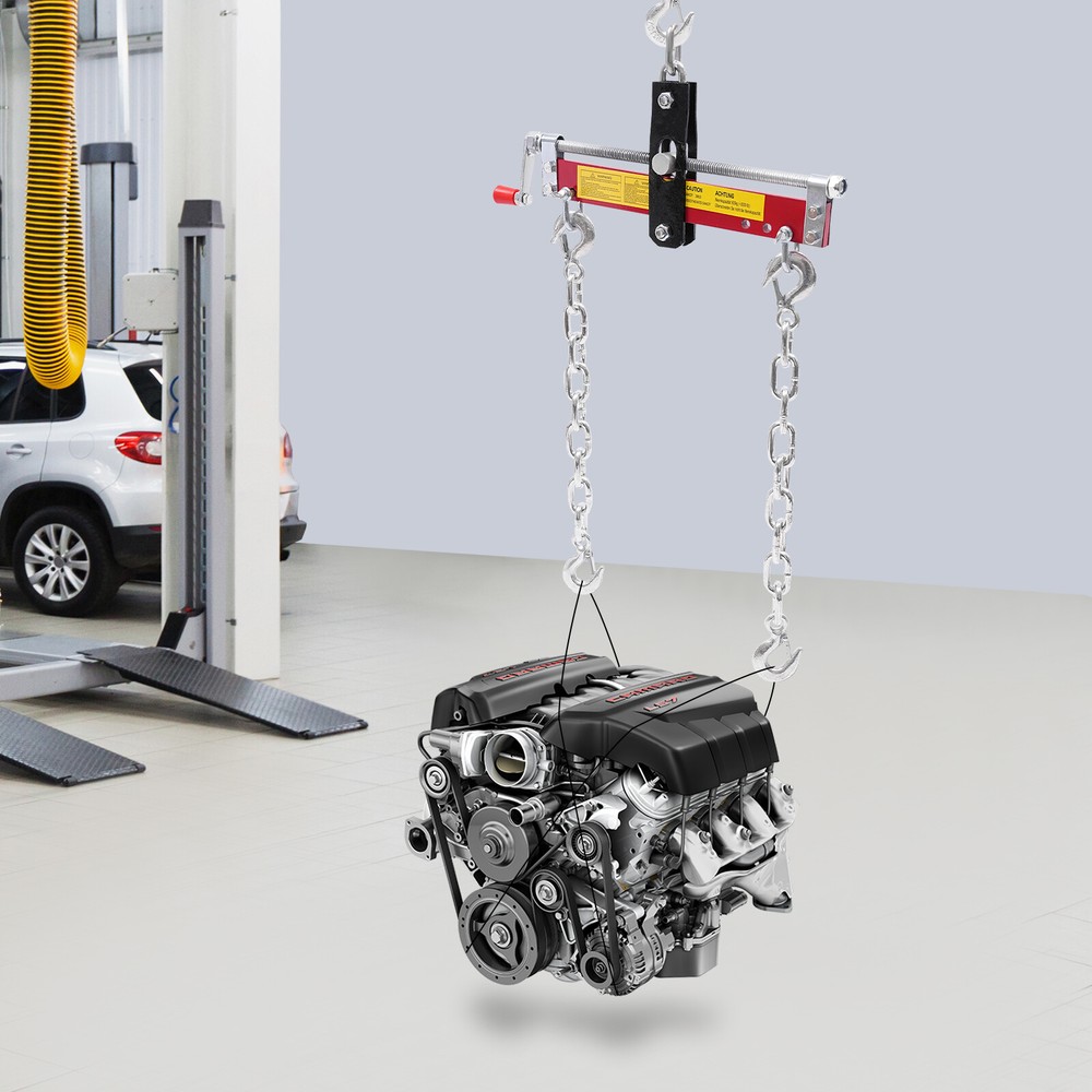 Engine Hoist Crane Accessory Engine Load Leveler w/Adjustable Handle 2000 lbs