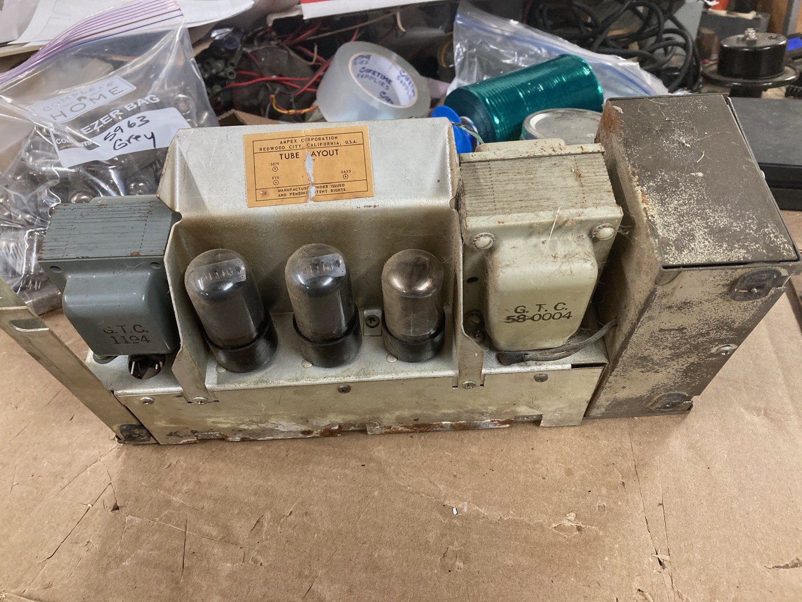 Ampex 6V6 Tube Amplifier