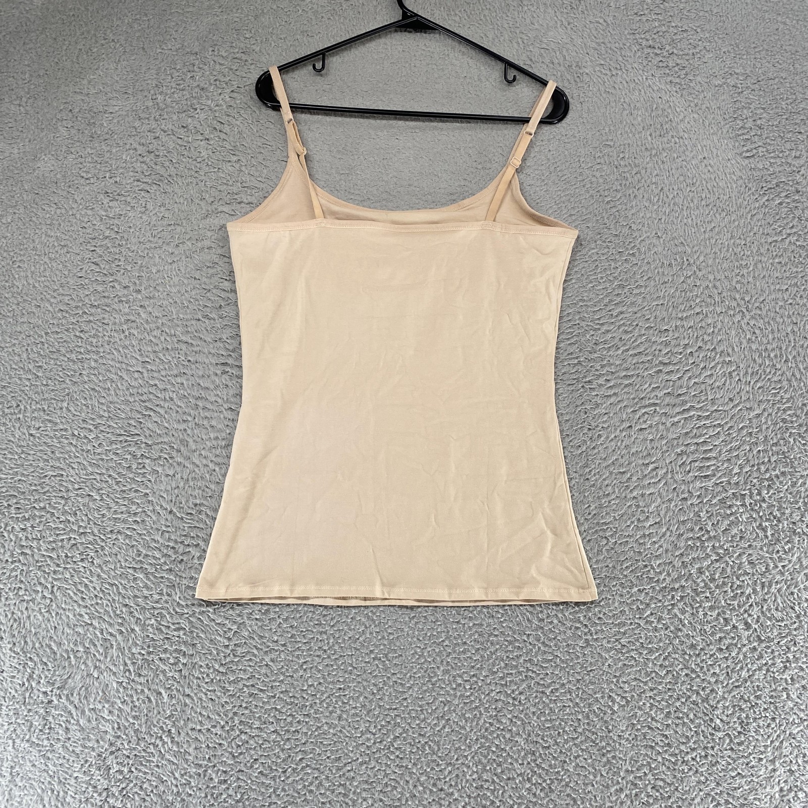 Pact Cami Tank Top Womens Large Beige Organic Cotton Minimalist Capsule Camisole