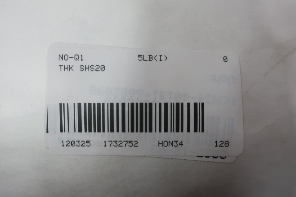 Thk SHS20 Linear Guide