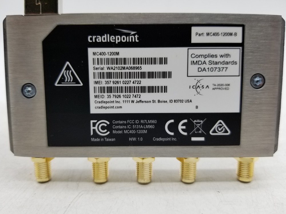 Cradlepoint MC400-1200M-B Modular Modem Dual SIM 4G LTE