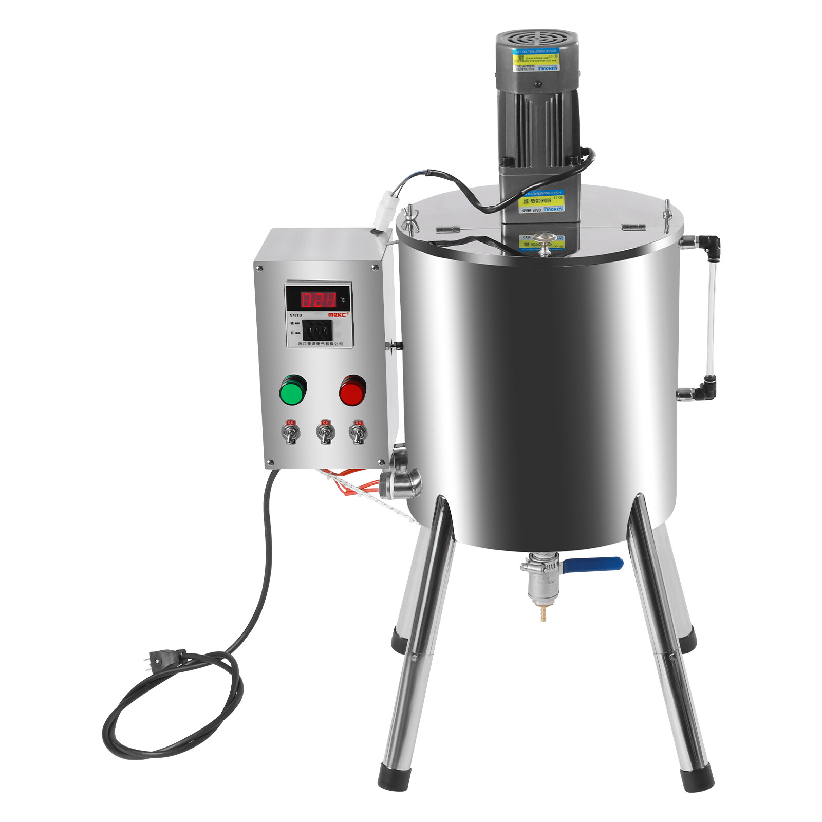 Heating Mixing Filling Machine 30L Stirring Tank Lipstick Paste Filler