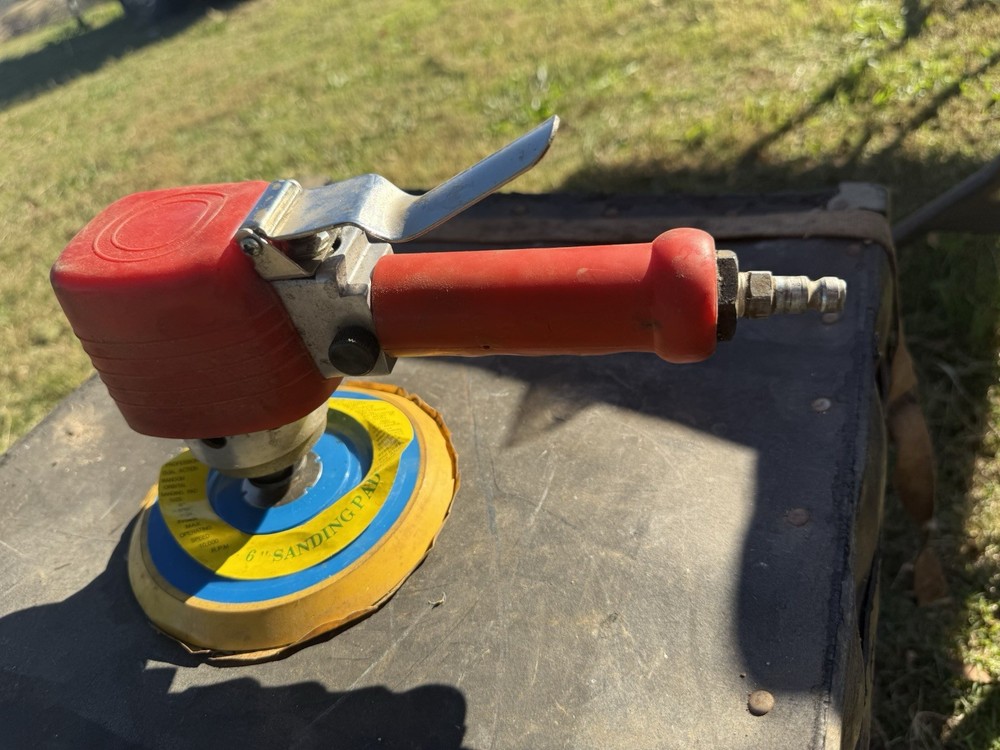 AirAce Air Powered Orbital Sander 6”