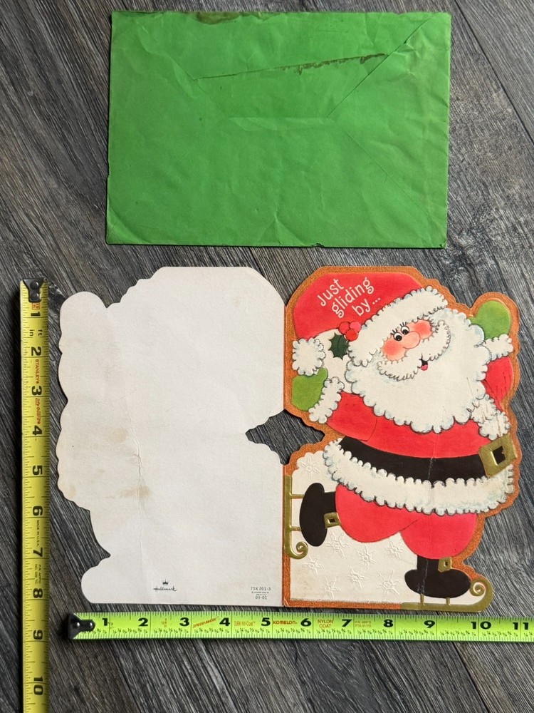 KISS Christmas Card PETER CRISS Signed 1979 Vintage Kiss Aucoin Memorabilia