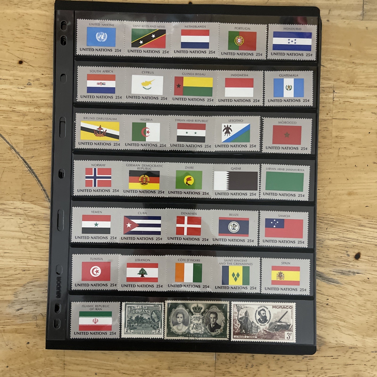 Lot of new and used stamps from all over the world. Off Paper.