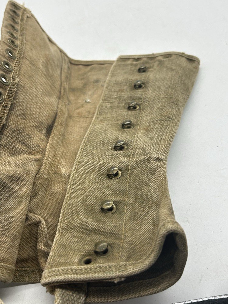 WW2 US Army M1938 COMBAT FIELD LEGGINGS Gaiters Issued Surplus AS IS