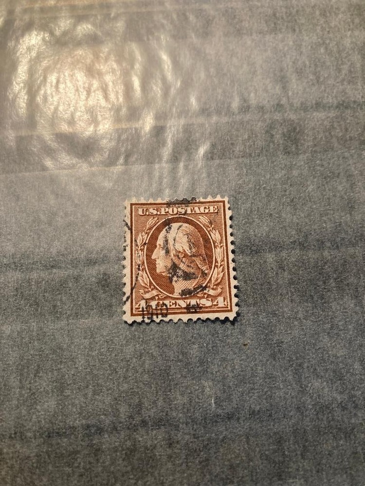 SCOTT 334 1908 4 CENT WASHINGTON