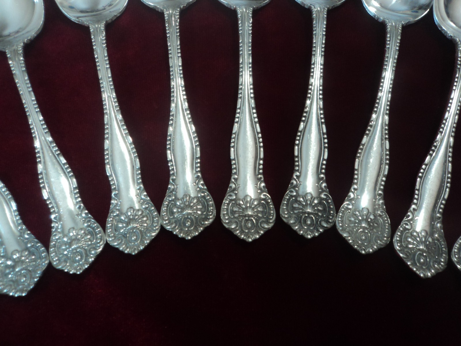 Silverplate Flatware Lot of 12 Teaspoons Wm Rogers YORK 1900